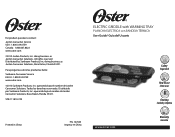 Oster DuraCeramic 10inch X 18inch Electric Griddle Instruction Manual