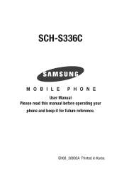 Samsung SCH-S336C User Manual