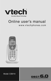 Vtech CS6114 Manual