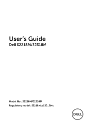 Dell S2318M Users Guide