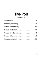 Epson TM-P60 User Guide