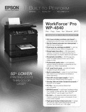 Epson WorkForce Pro WP-4540 Product Brochure
