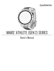 Garmin MARQ Athlete Gen 2 - Carbon Edition Owners Manual