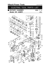 Hitachi DH40MRY Parts List