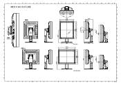 NEC MD211G5 Mechanical Drawing