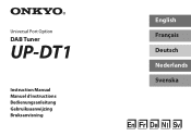 Onkyo UP-DT1 User Manual English etc.