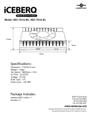 Vantec HDC-701A-BL Datasheet