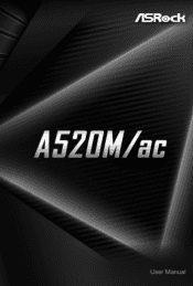 ASRock A520M/ac User Manual