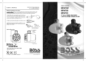 Boss Audio MRWT8B User Manual in English