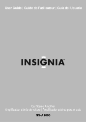 Insignia NS-A1000 User Manual (English)