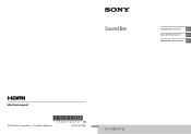 Sony HT-CT780 Operating Instructions