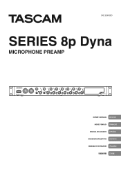 TASCAM SERIES 8p Dyna Owners Manual