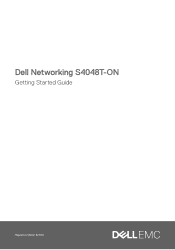 Dell PowerSwitch S4048T-ON Networking S4048T-ON Getting Started Guide