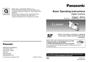 Panasonic DMC-FP3R User Manual