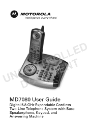 Motorola MD7081 User Guide