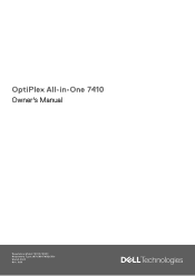 Dell OptiPlex All-in-One 7410 Owners Manual