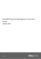 Dell PowerEdge MX840c EMC Systems Management Overview Guide Version 20.0