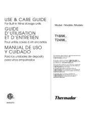 Thermador T24IW50NSP User Manual