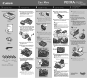Canon PIXMA iP5200 iP5200 Easy Setup Instructions