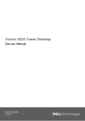 Dell Vostro 3020 Tower Desktop Service Manual