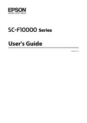 Epson SureColor F10070 Users Guide