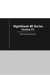 MSI Nightblade User Guide