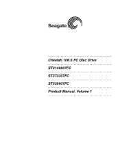 Seagate ST3146807FC ST3146807FC Model Product Manual PDF