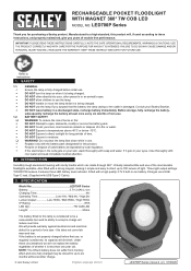 Sealey LED700P Instruction Manual