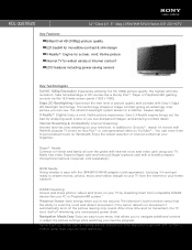 Sony KDL-32EX520 Marketing Specifications