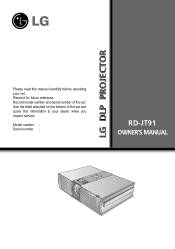 LG RD-JT91 Owners Manual