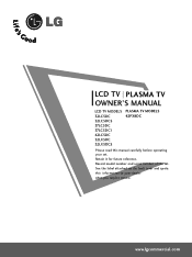 LG 42PX8DC User Manual