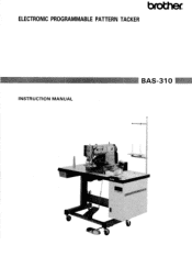 Brother International BAS-310 Instruction Manual - English