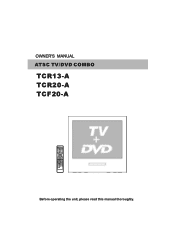 Haier TCF20-A User Manual