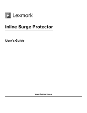 Lexmark Surge Protector Inline Surge Protector User's Guide