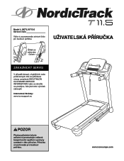 NordicTrack T11.5 Treadmill Czechoslovakian Manual