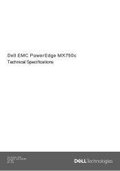 Dell PowerEdge MX750c EMC Technical Specifications
