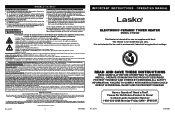 Lasko CT16550 User Manual