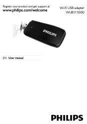 Philips WUB1110 User manual