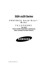 Samsung SGH-ZX20 User Manual (user Manual) (ver.f1) (English)