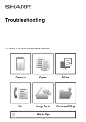 Sharp MX-M6570 Troubleshooting Guide