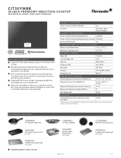 Thermador CIT30YWBB Product Spec Sheet