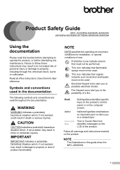 Brother International MFC-J5930DW Product Safety Guide
