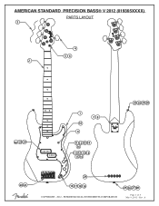 Fender American Standard Precision Bass V American Standard Precision Bass V Five String Service Diagrams