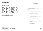 Onkyo TX-NR3010 Owner Manual