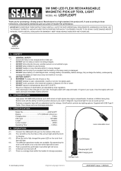 Sealey LEDFLEXPT Instruction Manual