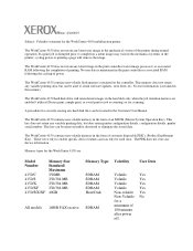 Xerox 4150X Statement of Volatility - WorkCentre 4150