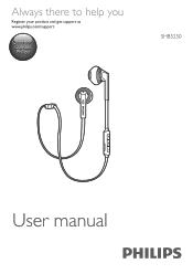 Philips SHB5250BK User manual
