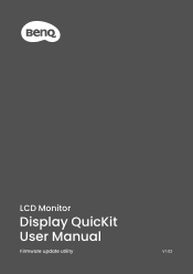 BenQ SW272U Display Quickit_How to use Guide