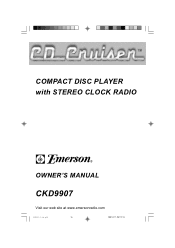 Emerson CKD9907 Owners Manual