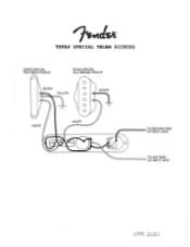 Fender Fender Custom Shop Texas Specialtrade Tele Pickups Custom Shop Texas Special™ Tele Pickups Wiring Diagram